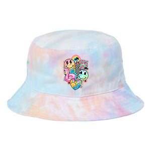 Summer Vibes Smile Face Hello Summer Vacation Tie Dye Newport Bucket Hat