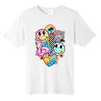 Summer Vibes Smile Face Hello Summer Vacation Tall Fusion ChromaSoft Performance T-Shirt