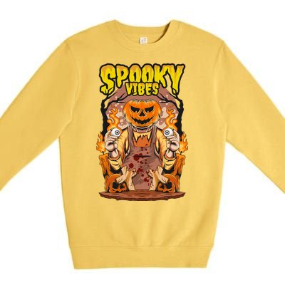 Spooky Vibes Premium Crewneck Sweatshirt