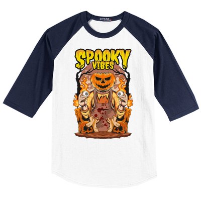 Spooky Vibes Baseball Sleeve Shirt