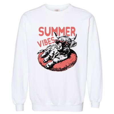 Summer Vibes Garment-Dyed Sweatshirt