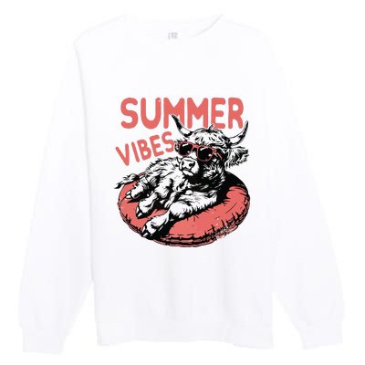 Summer Vibes Premium Crewneck Sweatshirt