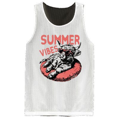 Summer Vibes Mesh Reversible Basketball Jersey Tank