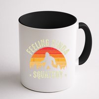 Sasquatch Vintage Sunset Bigfoot Retro Distressed 60s Funny Mug