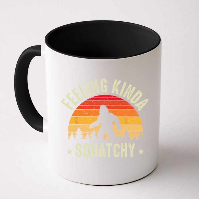 Sasquatch Vintage Sunset Bigfoot Retro Distressed 60s Funny Mug