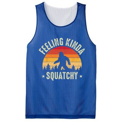 Sasquatch Vintage Sunset Bigfoot Retro Distressed 60s Funny Mesh Reversible Basketball Jersey Tank