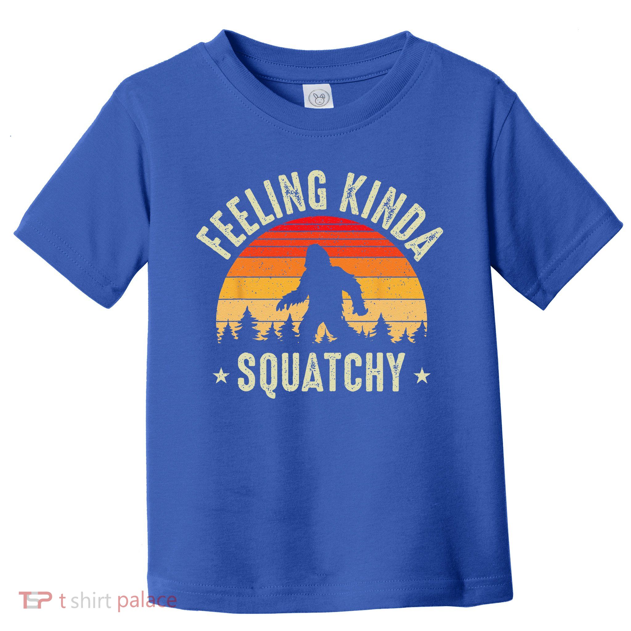 Sasquatch Vintage Sunset Bigfoot Retro Distressed 60s Funny Toddler T-Shirt