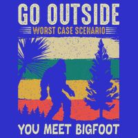 Sasquatch Vintage Sunset Bigfoot Retro Distressed 60s Gift Kids T-Shirt