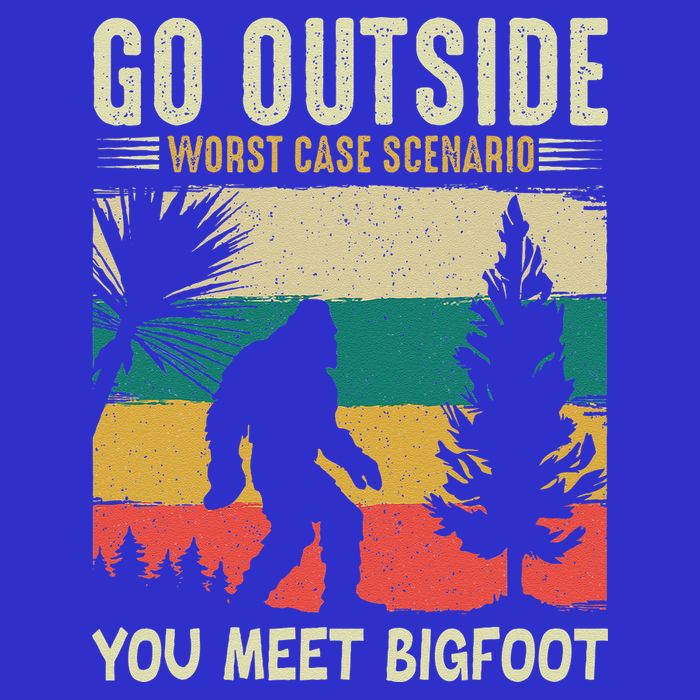 Sasquatch Vintage Sunset Bigfoot Retro Distressed 60s Gift Kids T-Shirt