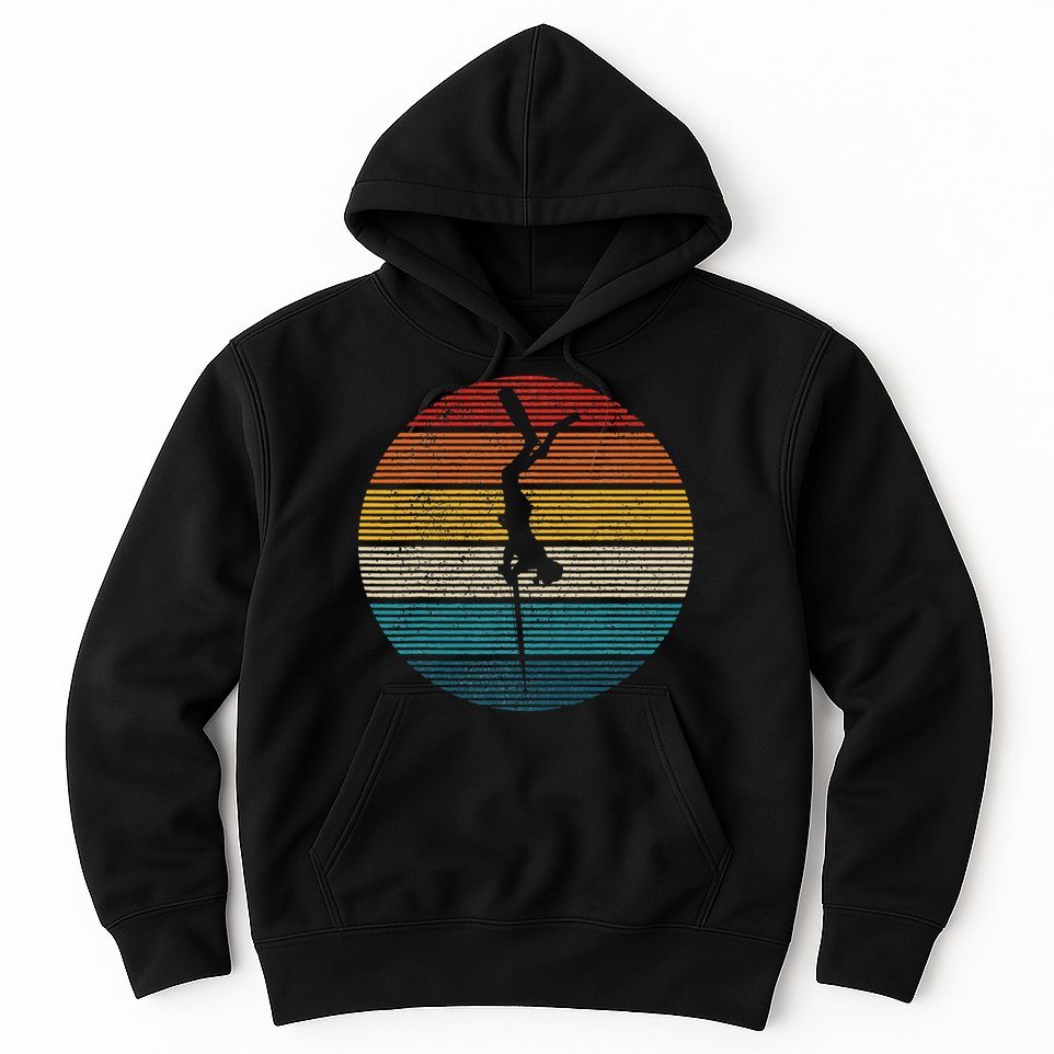 Spearfishing Vintage Spear Fishing Fisherman Gift Hoodie