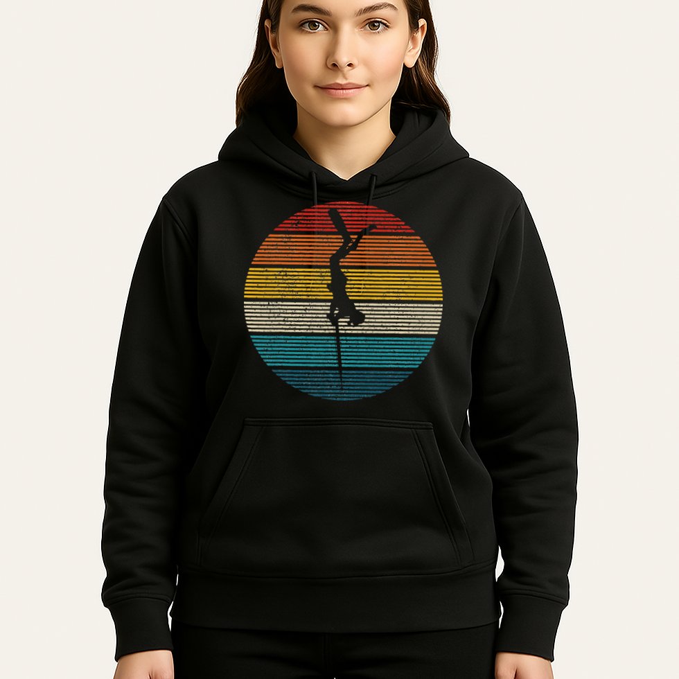 Spearfishing Vintage Spear Fishing Fisherman Gift Hoodie