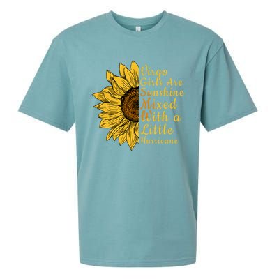 Sunflower Virgo September August Birthday Queen Gift Sueded Cloud Jersey T-Shirt