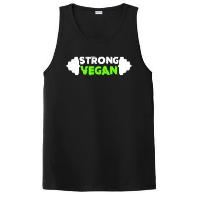 Strong Vegan Strong Gym Deadlift Strength Sports Gift PosiCharge Competitor Tank