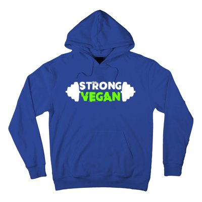 Strong Vegan Strong Gym Deadlift Strength Sports Gift Hoodie