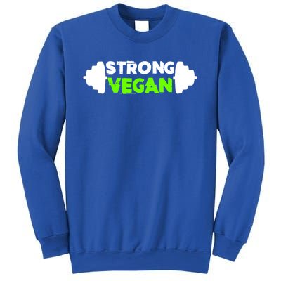 Strong Vegan Strong Gym Deadlift Strength Sports Gift Sweatshirt