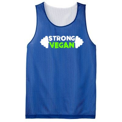 Strong Vegan Strong Gym Deadlift Strength Sports Gift Mesh Reversible Basketball Jersey Tank