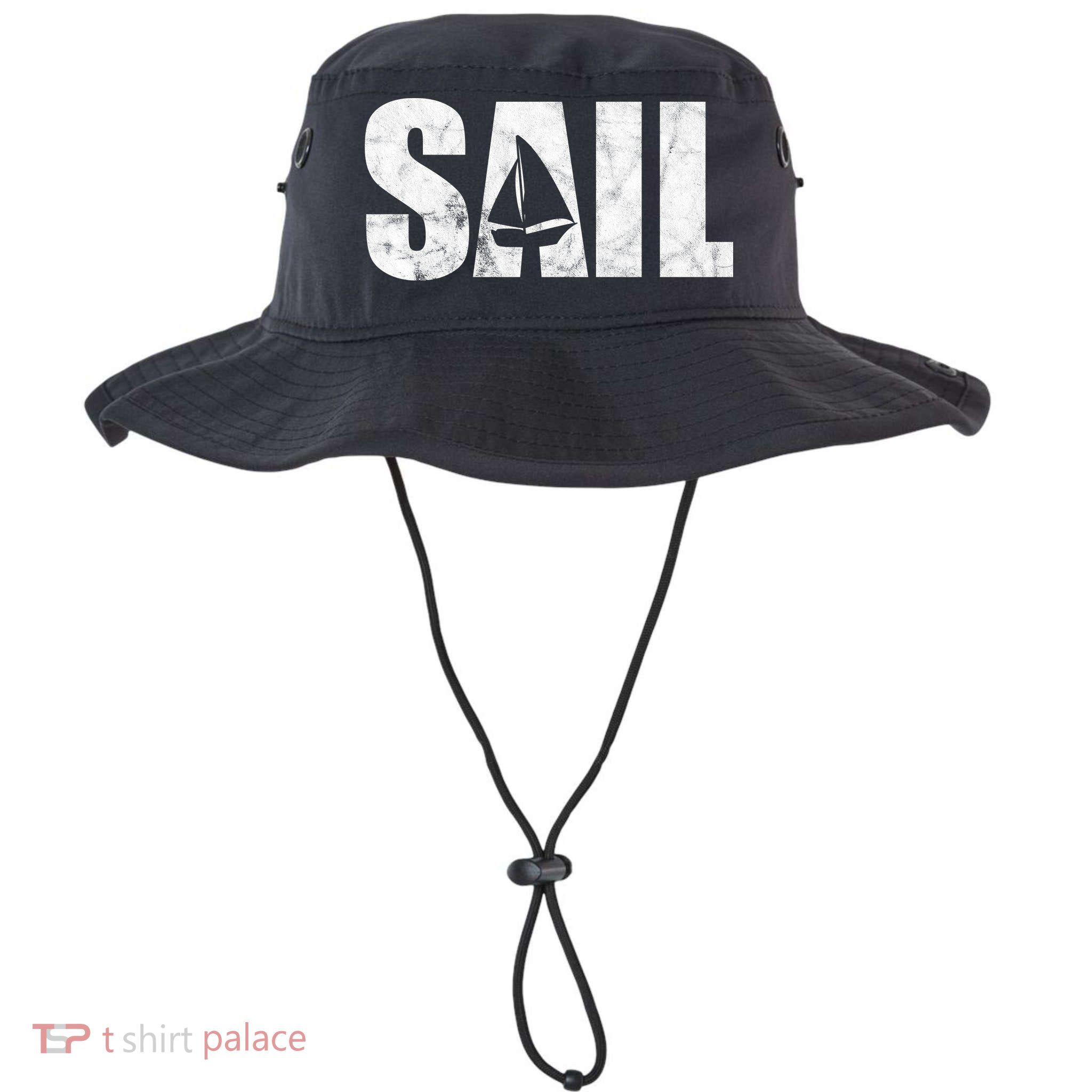 Sail Vintage Sailing Boat Bucket Hat