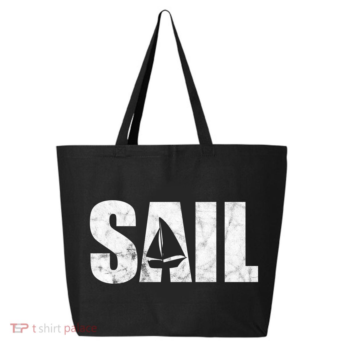 Sail Vintage Sailing Boat 25L Jumbo Tote