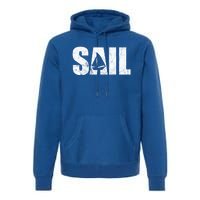 Sail Vintage Sailing Boat Premium Hoodie