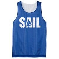 Sail Vintage Sailing Boat Mesh Reversible Basketball Jersey Tank