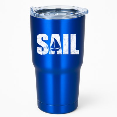Sail Vintage Sailing Boat Tumbler