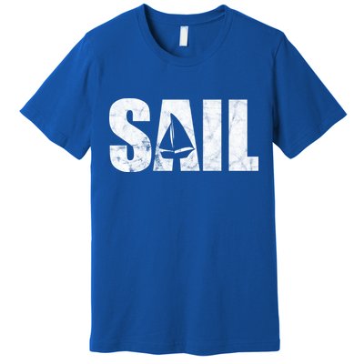 Sail Vintage Sailing Boat Premium T-Shirt