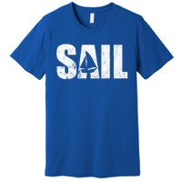 Sail Vintage Sailing Boat Premium T-Shirt