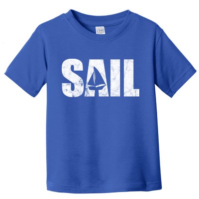 Sail Vintage Sailing Boat Toddler T-Shirt