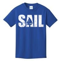 Sail Vintage Sailing Boat Kids T-Shirt