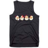 Santa Vintage Santa Long Sleeve Tank Top