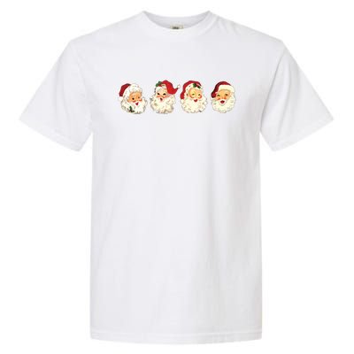 Santa Vintage Santa Long Sleeve Garment-Dyed Heavyweight T-Shirt