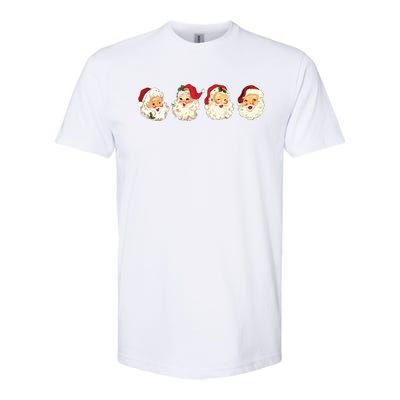 Santa Vintage Santa Long Sleeve Softstyle CVC T-Shirt