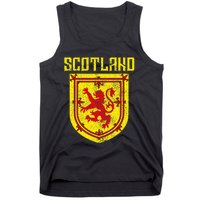 Scotland Vintage Scottish Flag Lion Scottish Pride Tank Top