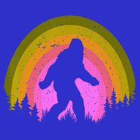 Sasquatch Vintage Sunset Bigfoot Retro Distressed 60sFunny Gift Toddler T-Shirt