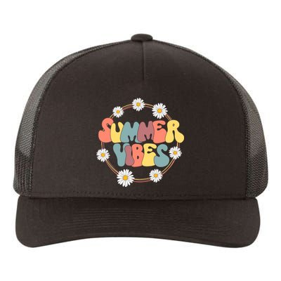 Summer Vibes Summer Vacation Beach Yupoong Adult 5-Panel Trucker Hat