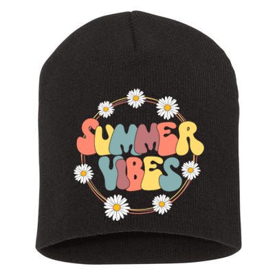 Summer Vibes Summer Vacation Beach Short Acrylic Beanie