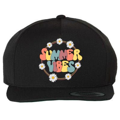 Summer Vibes Summer Vacation Beach Wool Snapback Cap