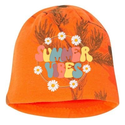 Summer Vibes Summer Vacation Beach Kati - Camo Knit Beanie