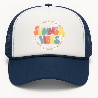 Summer Vibes Summer Vacation Beach Trucker Hat