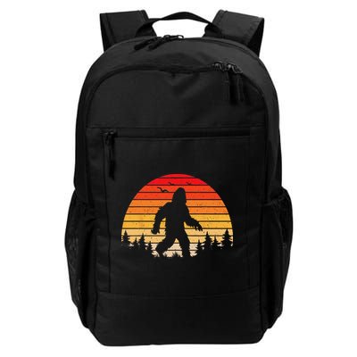 Sasquatch Vintage Sunset Bigfoot Retro Distressed 60sFunny Love Backpack