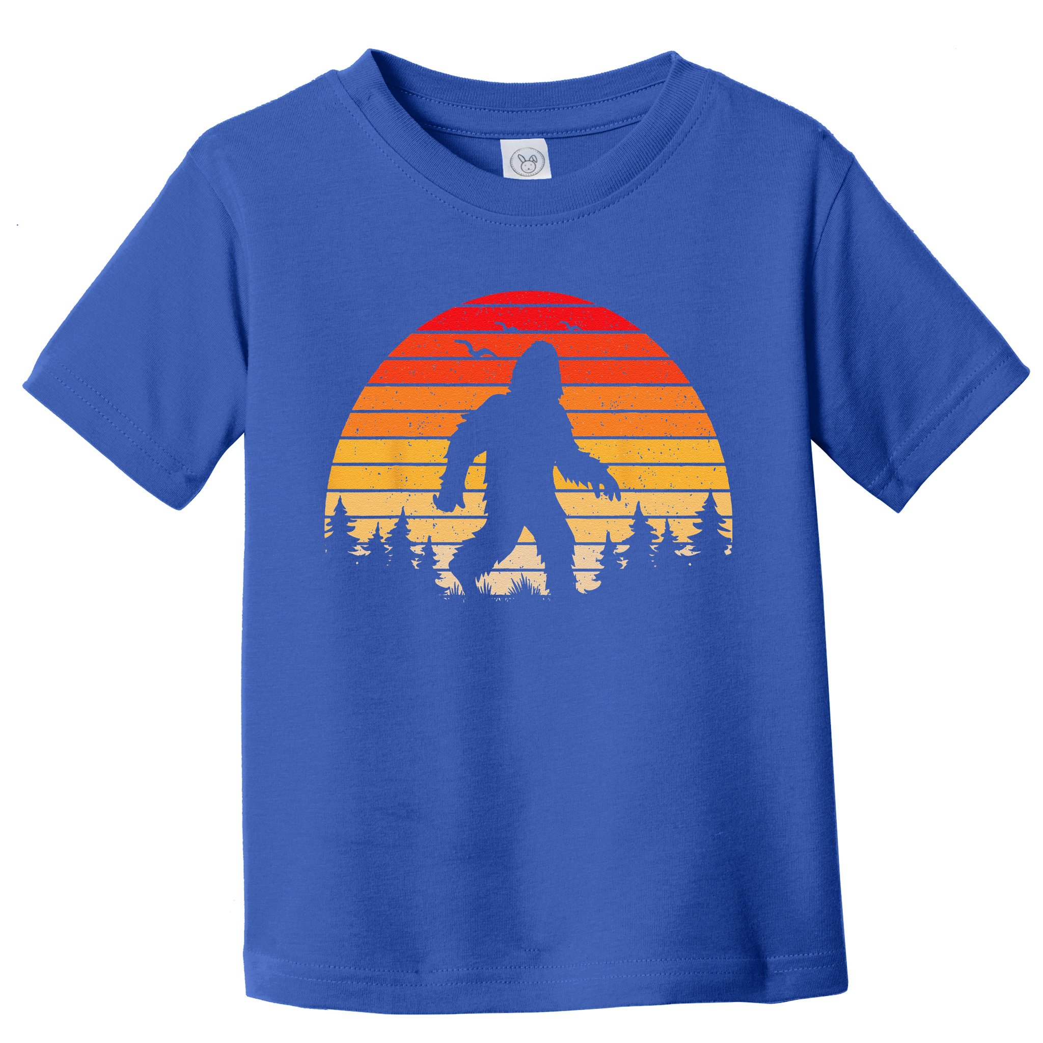 Sasquatch Vintage Sunset Bigfoot Retro Distressed 60sFunny Love Toddler T-Shirt