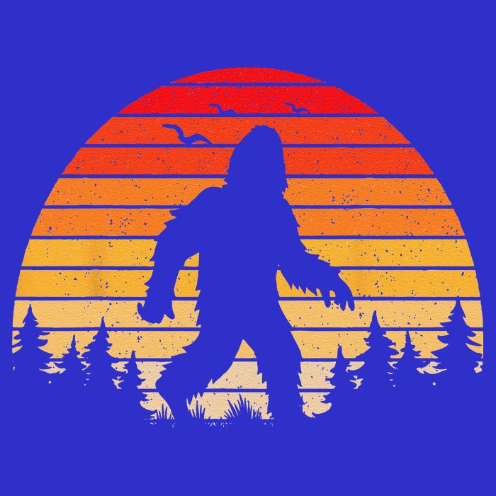 Sasquatch Vintage Sunset Bigfoot Retro Distressed 60sFunny Love Toddler T-Shirt