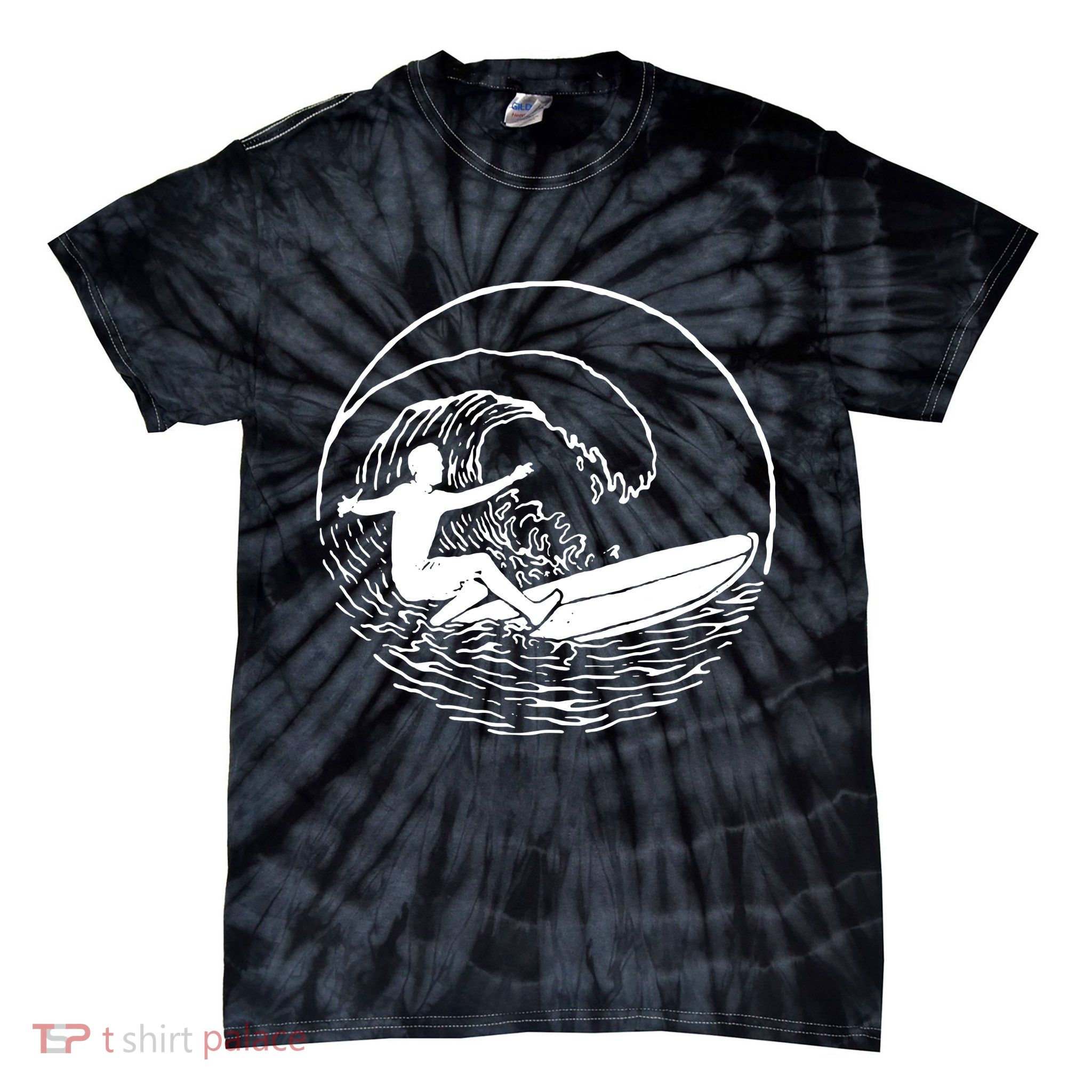 Surf Vibes Tie-Dye T-Shirt
