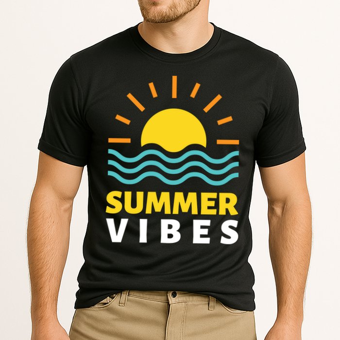 Summer Vibes Sunset Ocean Performance Shirt