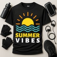 Summer Vibes Sunset Ocean Performance Shirt