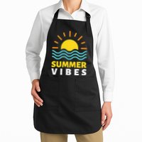 Summer Vibes Sunset Ocean Apron