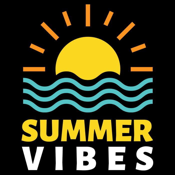 Summer Vibes Sunset Ocean Apron