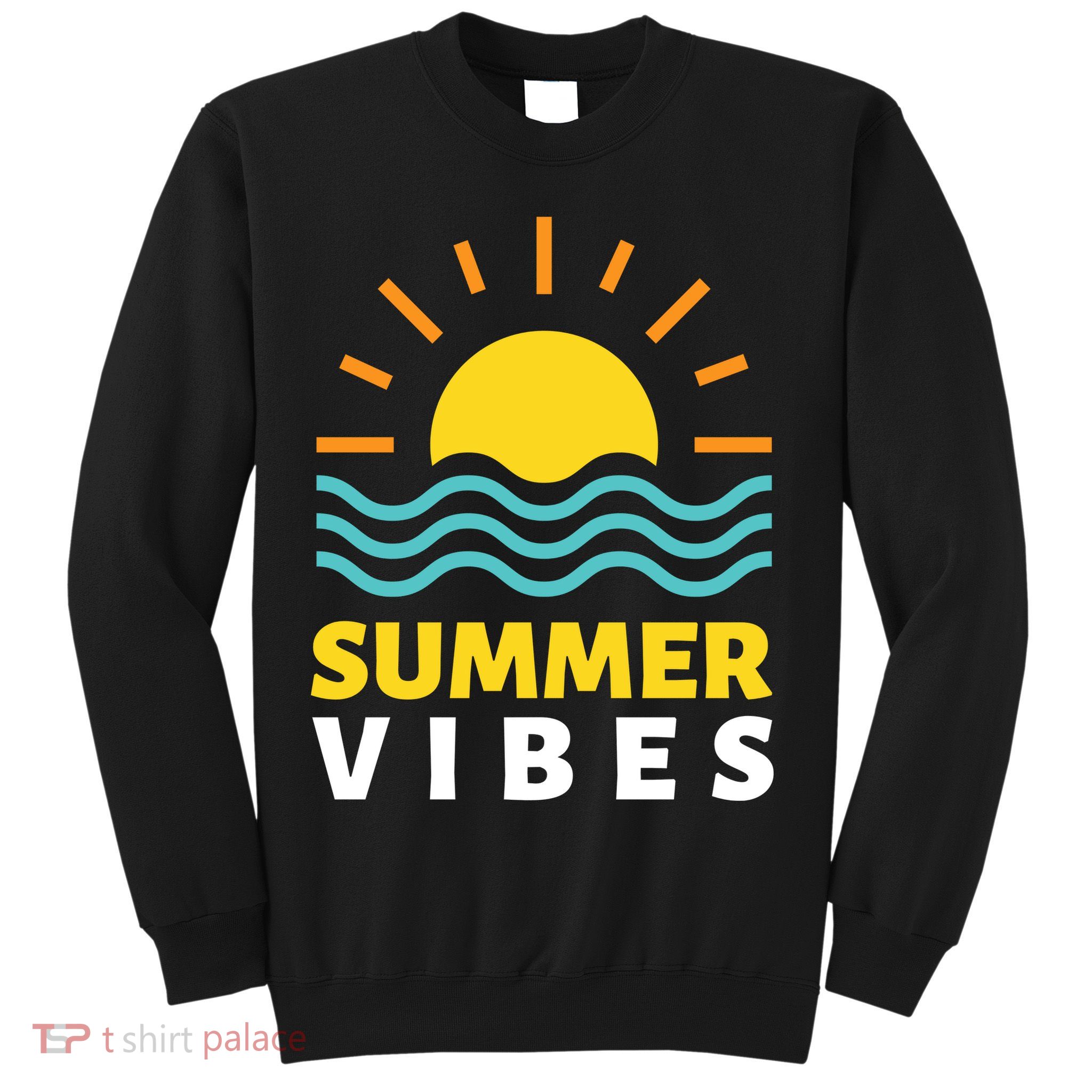 Summer Vibes Sunset Ocean Sweatshirt
