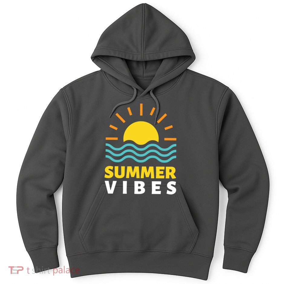 Summer Vibes Sunset Ocean Hoodie