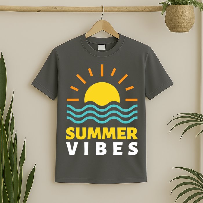 Summer Vibes Sunset Ocean T-Shirt